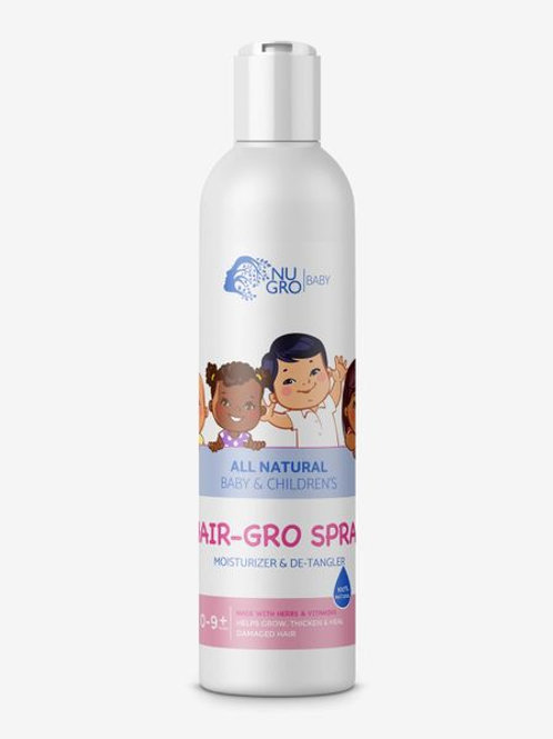 NU-GRO Baby & Kids All-Natural Hair-GRO Spray, 8 oz.