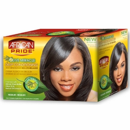 African Pride Olive Miracle No-Lye  Relaxer